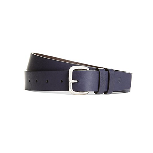 Harrys Of London Soft Calfskin Belt - Navy